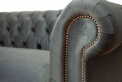 Produktbild von Chesterfield Textil Sofa 3 Sitzer Dreisitzer Luxus Möbel Design Lounge