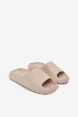 Produktbild von Herren klassische Schaumstoffbeige Pantoletten Melton 44