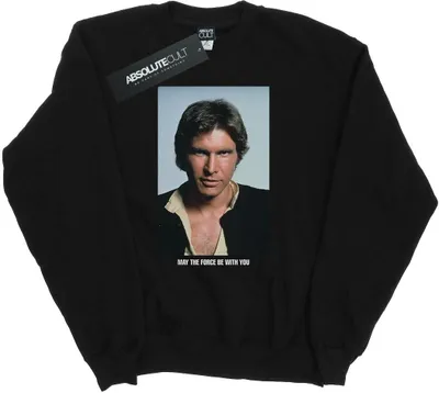 Produktbild von Star Wars - "May The Force" Sweatshirt für Herren BI45467 (S) (Schwarz)