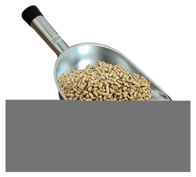 Produktbild von Metallstaubpfanne, Getreideschaufel, Eisfutterschaufel, ergonomischer Griff, leicht und tragbar, 39,5 x 21 x 8 cm, für Vorratsküchen oder Cafeterien
