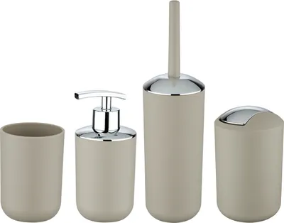 Produktbild von Bad-Accessoire Set Brasil Taupe, 4-teilig