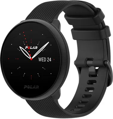 Produktbild von Strap-it Polar Ignite 3 Luxus-Silikonarmband (Schwarz)