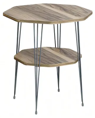 Produktbild von Beistelltisch aus Metall in Braun modern eleganter Stil