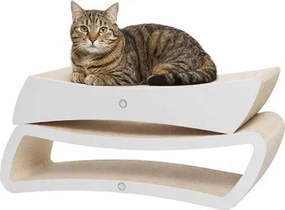 Produktbild von Kratzbrett Set ECLIPSE + PULSAR · Spar-Set · 84 x 24 x 23 cm · weiß