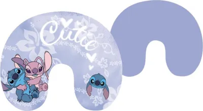 Obrázok produktu pre Cestovný vankúš Lilo & Stitch - Mäkký vankúš na pohodlné cestovanie