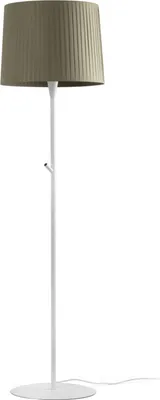 Produktbild von SAMBA Stehlampe weiß/Polyesterseide grün 64312-43