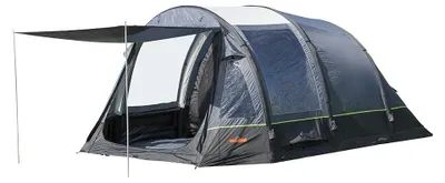 Produktbild von Campout 5 Personen Familienzelt Aufblasbares Tunnelzelt – 2 Schlafkabinen – 5000 mm Wassersäule – Großer Wohnbereich – inkl. Pumpe & Vordach