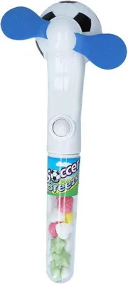 Produktbild von Soccer Breeze Handventilator Fussball und Bonbons