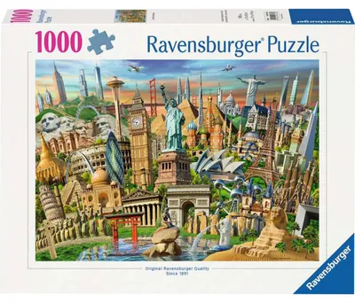 Obrázok produktu pre Ravensburger 12000332, 1000 kusov, Budovy, 12 rok / roky