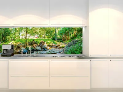 Zdjęcie produktu dla Dimex fototapety do kuchni, samoprzylepne KI-180-134 Ogród botaniczny 60 x 180 cm