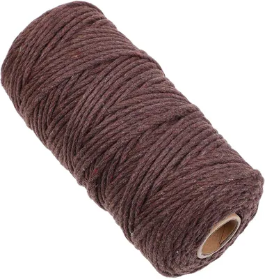Produktbild von 3 mm dicke Makramee-Baumwollkordel für Bastelprojekte und Dekoration
