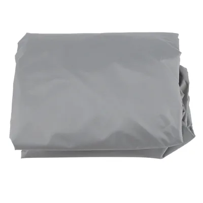 Immagine prodotto di Copripolvere per tavoli rotondi, impermeabile, per uso esterno, per mobili da giardino e patio (grigio)