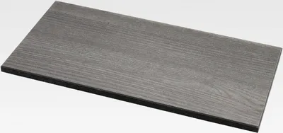 Produktbild von Regalbrett Holz Optik I 40 x 15 cm rechteckig I Stärke: 10 mm I Schwarz Ash I Wandregal I bm361