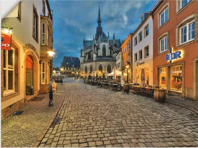 Produktbild von ARTland Wandbild, selbstklebend Osnabrück, Blick auf die Marienkirche Größe: 80x60 cm