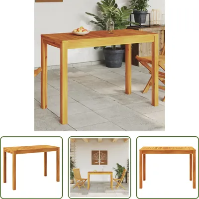Obrázek produktu pro The Living Store Zahradní jídelní stůl 110x55x75 cm z masivního dřeva akácie
