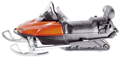 Produktbild von Siku Schneemobil Spielzeug schwarz/orange; 860