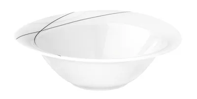 Produktbild von Schale - Weiß - mit Schwunglinien - Ø 21 cm