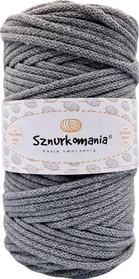 Obrázek produktu pro Bavlněná šňůra s jádrem 5mm 100m, makramé příze, makramé šňůra, háčkovaná šňůra, makramé šňůra, přírodní příze, 5mm šňůra, pletená bavlněná šňůra, ruč
