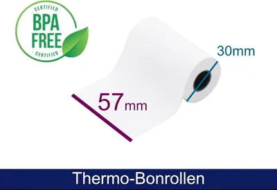 Produktbild von Thermorolle - 57 30 12 (B/D(max.)/K) weiss, 8m