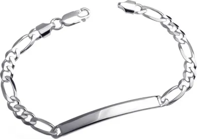 Produktbild von SILBERKETTEN STORE Figaro-Gravurarmband 5,5mm - 925 Silber, Länge wählbar - 17,5cm