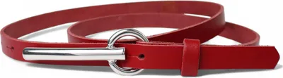 Produktbild von FRONHOFER schmaler Damengürtel 1,5 cm mit silberner schmaler Gürtelschnalle