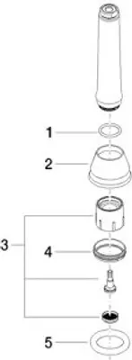Produktbild von Dornbracht 04121109700-00 Brause Spülbrause Ersatzteile