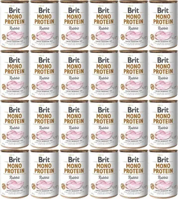 Zdjęcie produktu dla Konzerva BRIT Mono Protein Rabbit 400 g