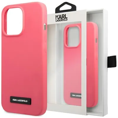 Produktbild von Karl Lagerfeld Klhcp13Xslmp1Pi Iphone 13 Pro Max 6,7"" Hardcase Fuksja/Fuchsia Silikon Plaque