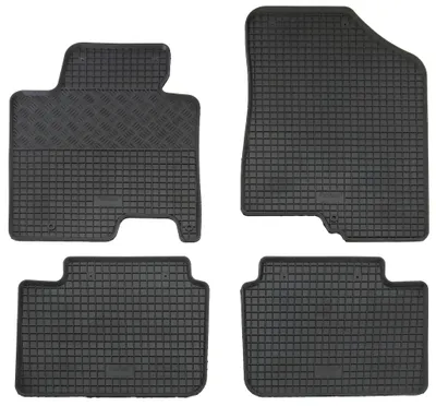 Gummifußmatten Set 4-teilig für Kia Ceed 2 JD (2012-), schwarz