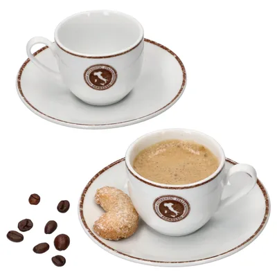 Produktbild von Ritzenhoff&Breker 4tlg Set Authentic Italian Espressotasse + Untertasse 80ml