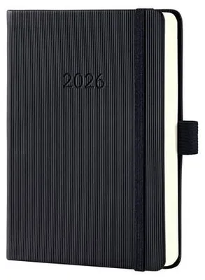Obrázok produktu pre Diár, A6, denný, 2026, tvrdá obálka, SIGEL "Conceptum", čierny