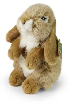 Immagine prodotto di Coniglio di peluche beige, 18 cm, prodotto ecologico