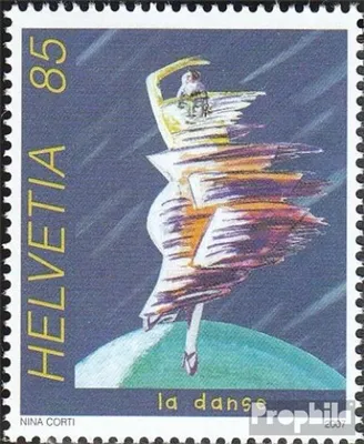 Produktbild von Briefmarken Schweiz 2007 Mi 2017 (kompl.Ausg.) gestempelt Der Tanz