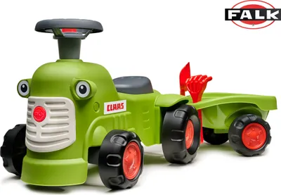 Obrázek produktu pro Falk Odrážedlo 912C traktor Class s přívěsem