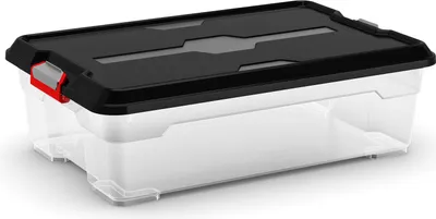 Produktbild von KIS Kunststoffbox Moover Box M Schwarz / Transparent