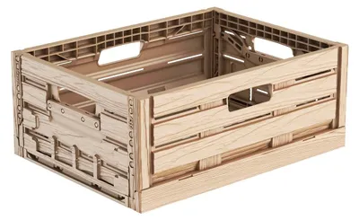 Image de Boîtes de rangement en bois pour fruits et légumes