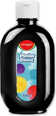 Obrázok produktu pre Plakatová farba Keyroad čierna 300 ml