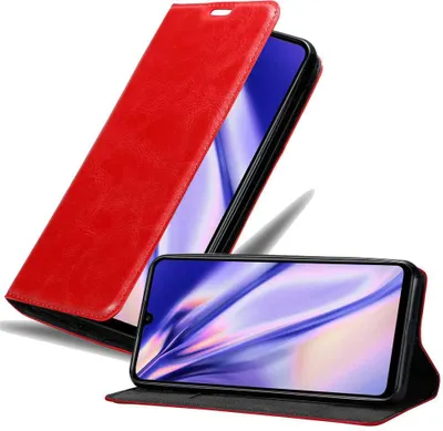 Image de Cadorabo Housse pour Huawei P30 LITE Housse en rouge Etui pour téléphone portable Case Cover Fermeture magnétique