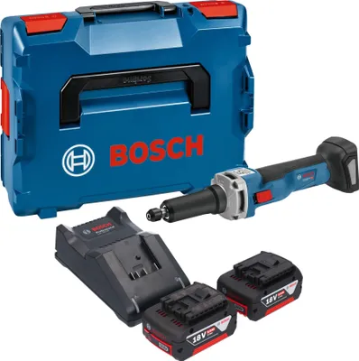 Immagine prodotto di Bosch GGS 18V-23 LC Smerigliatrice diritta professionale a batteria 18 V brushless + 2x batteria ricaricabile 5,0 Ah + caricabatterie + L-Boxx