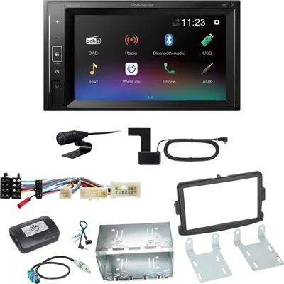 Produktbild von Pioneer DMH-A240DAB Bluetooth USB MP3 DAB+ Einbauset für Opel Vivaro Movano B