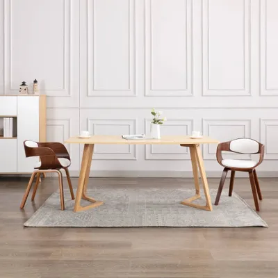 Produktbild von The Living Store Esszimmerstühle 2 Stk. Bugholz und Kunstleder