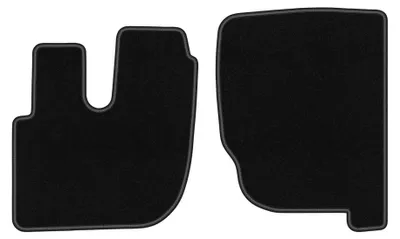 Obrázek produktu pro Velurové autokoberce pro: Renault Premium 1997-2014 (užitkový) – sada 4 ks, černé, na míru – Wielganizator BASIC