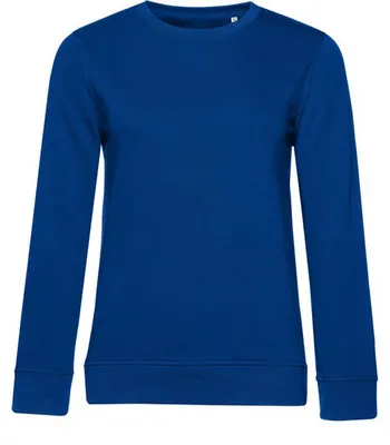 Produktbild von B&C - "Organic Inspire" Sweatshirt Rundhalsausschnitt für Damen FK3261 (XL) (Königsblau)
