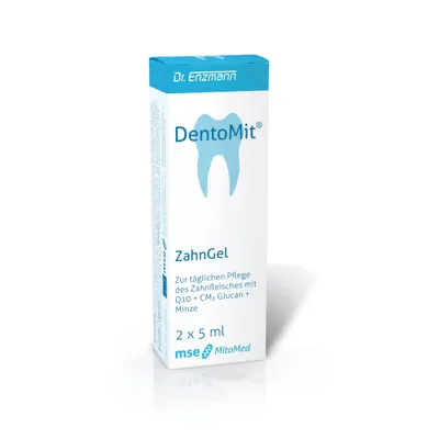 Produktbild von Dr. Enzmann DentoMit® ZahnGel 2x5 ml Q10 - MSE NEU Original Bad Homburg