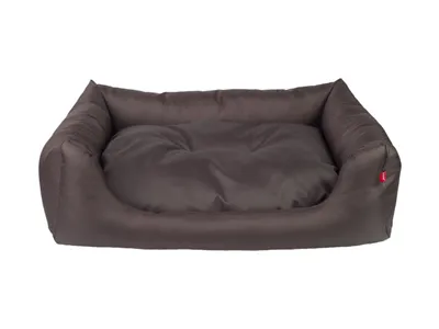 Image de Panier à chien BASIK SOFA marron taille S, M, L, XL, XXL Taille : XL - 90x72x22 cm