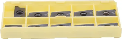 Image de 10 inserts en carbure pour tour CNC pour l'usinage de précision des métaux APMT1605PEERXM LF6018 1,8 cm