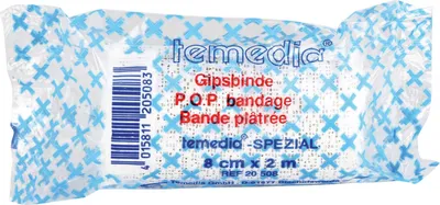 Immagine prodotto di GIPSBINDE TEMEDIA SPEZIALE 8CMX2M, 1 confezione