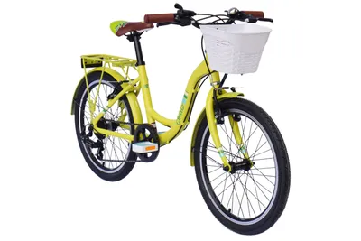 Produktbild von CHILLIZ Kinderrad 20 Zoll CHD.02 grün Rahmenhöhe 33 cm 6 Gänge V-Brake