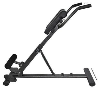 Image de Appareil de musculation pour le dos, multifonctionnel, avec réglage de la hauteur, de couleur noire