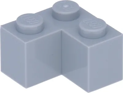Productafbeelding van LEGO: 25 hoeksteentjes 2x2, lichtgrijs